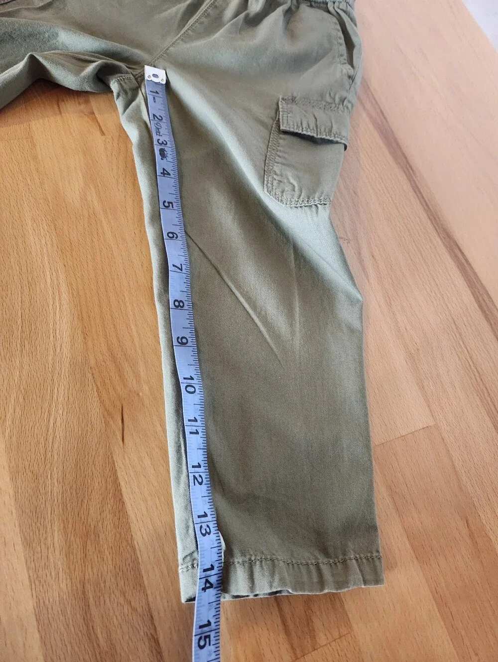 GAP Kids Cargo Pants 3T Walden Green Pull On Cotton Utility Jogger Fall 2024
